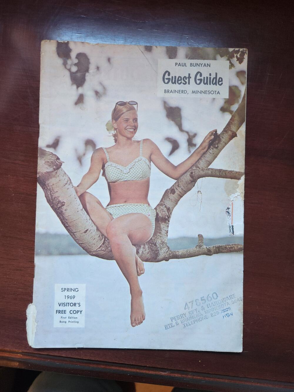 Vintage 1969 Paul Bunyan Guest Guide Brainerd MN Tourism Booklet